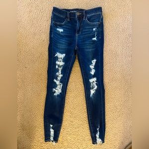 AE “Ne(x)t Level Stretch” Ripped Skinny Jeans